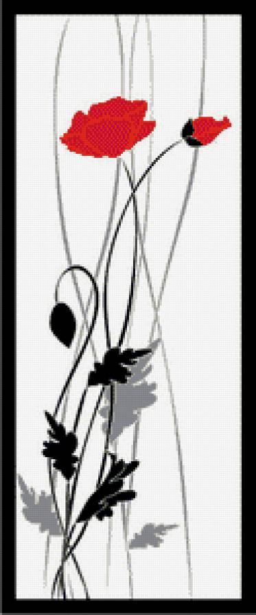картина - маки, цветок, полевые, цветы, мак - предпросмотр