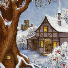 Схема вышивки «Зимняя сказка»