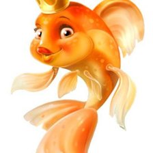 Схема вышивки «Золотая рыбка»