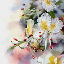 Схема вышивки «Цветы»