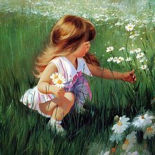 Схема вышивки «Беззаботное детство»