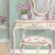 Схема вышивки «в стиле шебби-шик»