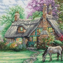 Схема вышивки «картина Кинкейда»