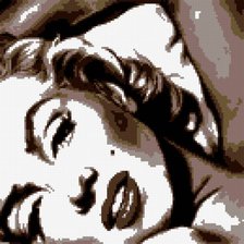 Схема вышивки «мерлин монро»