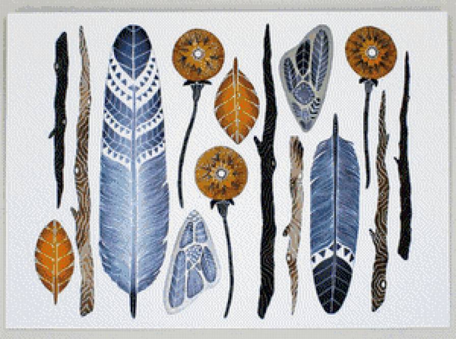 Перья - перо - предпросмотр