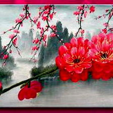 Схема вышивки «Триптих"Восток"»