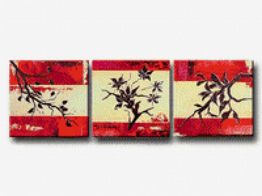 Триптих"Восток" - триптих, восток, азия - предпросмотр