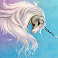 Схема вышивки «единорог»