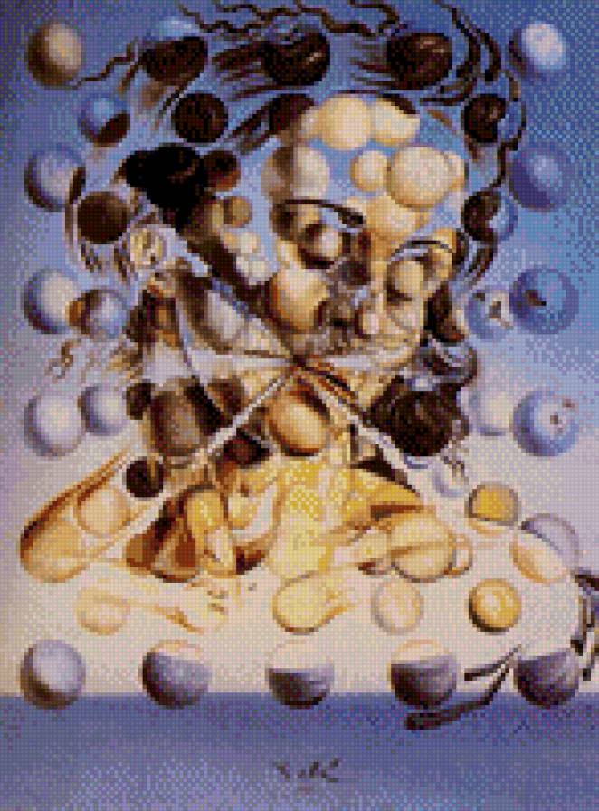 дали - дали, девушка, портрет - предпросмотр