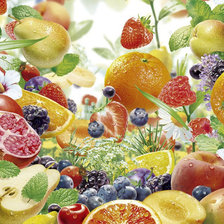 Схема вышивки «фрукты»