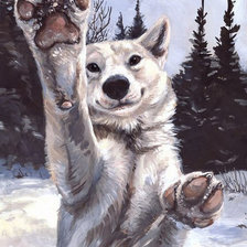 Схема вышивки «давай дружить»