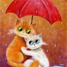 Схема вышивки «кошки»