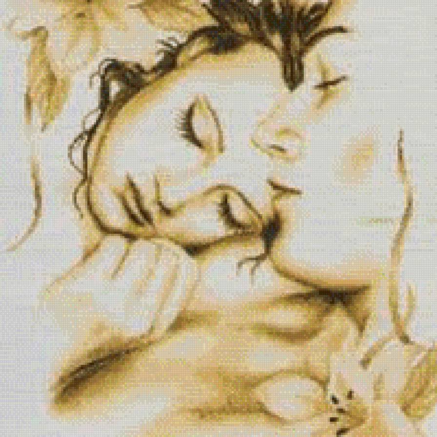 Нежность - пара, мужчина, девушка - предпросмотр