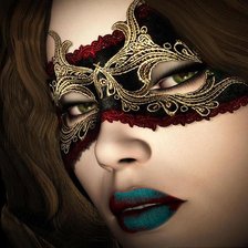 Схема вышивки «Маска»