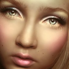 Схема вышивки «Девушка»