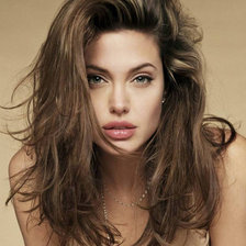 Схема вышивки «Анджелина Джоли»