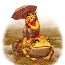 Схема вышивки «Странная дружба»