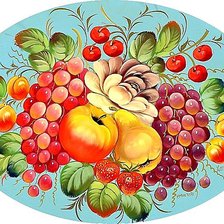 Схема вышивки «Фрукты и ягоды»