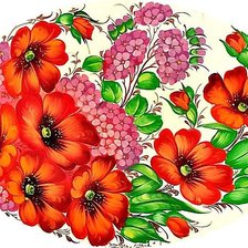 Схема вышивки «Цветы»