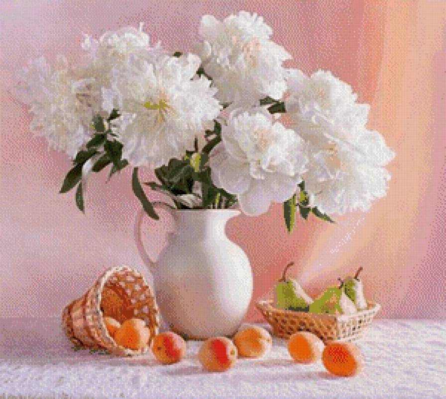 пионы - пионы, цветы, натюрморт - предпросмотр