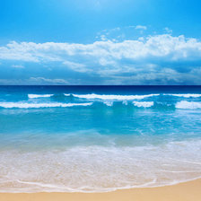 Схема вышивки «Море»