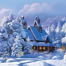 Зимняя избушка