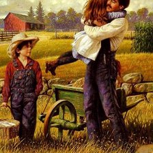 Схема вышивки «Семья»