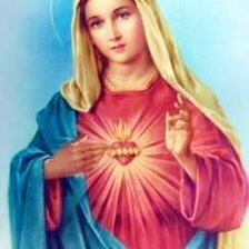 Схема вышивки «сердце марии»