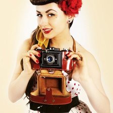 Схема вышивки «девушка»