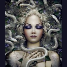 Схема вышивки «Медуза Горгона»