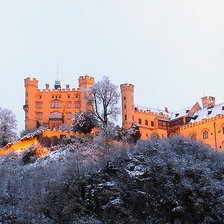 Схема вышивки «замок в Баварії»