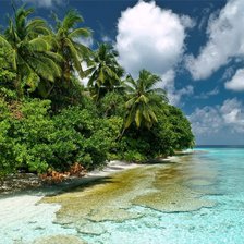 Схема вышивки «морський пляж»