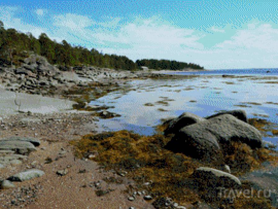 кам"яний берег - природа, озеро, річка - предпросмотр