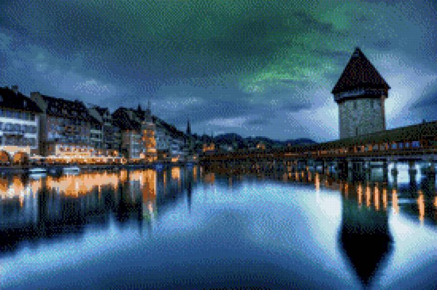 вечІрнє місто 7 - озера.ріка.город.природа - предпросмотр