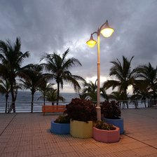 Схема вышивки «вечір на пальма де мальорці»