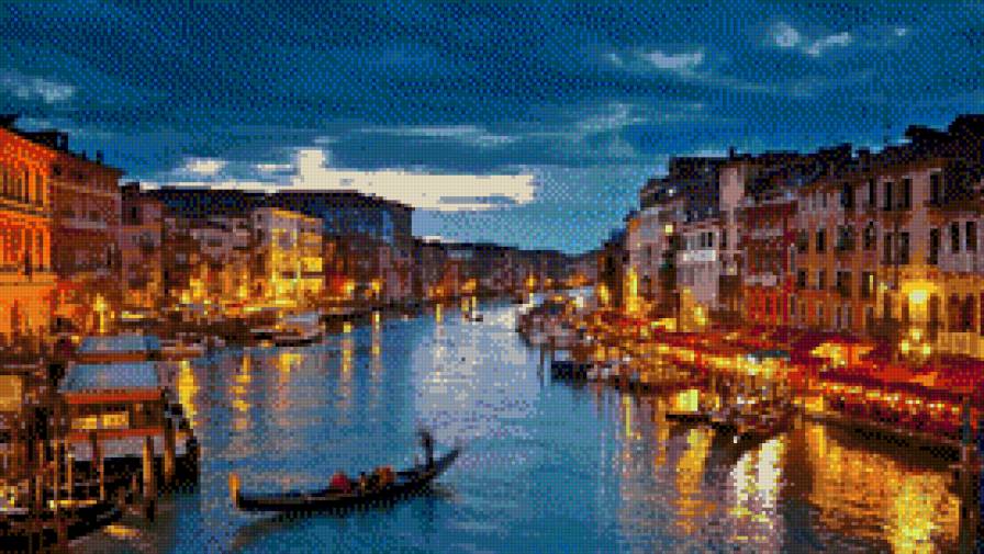 венеція ввечері - міста.города.ріка - предпросмотр