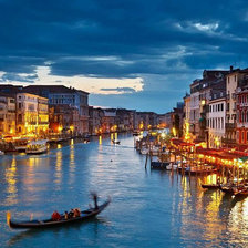 Схема вышивки «венеція ввечері»