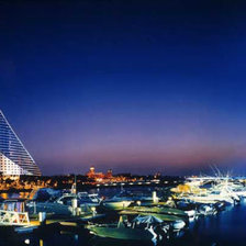 Схема вышивки «Ночной Дубай»