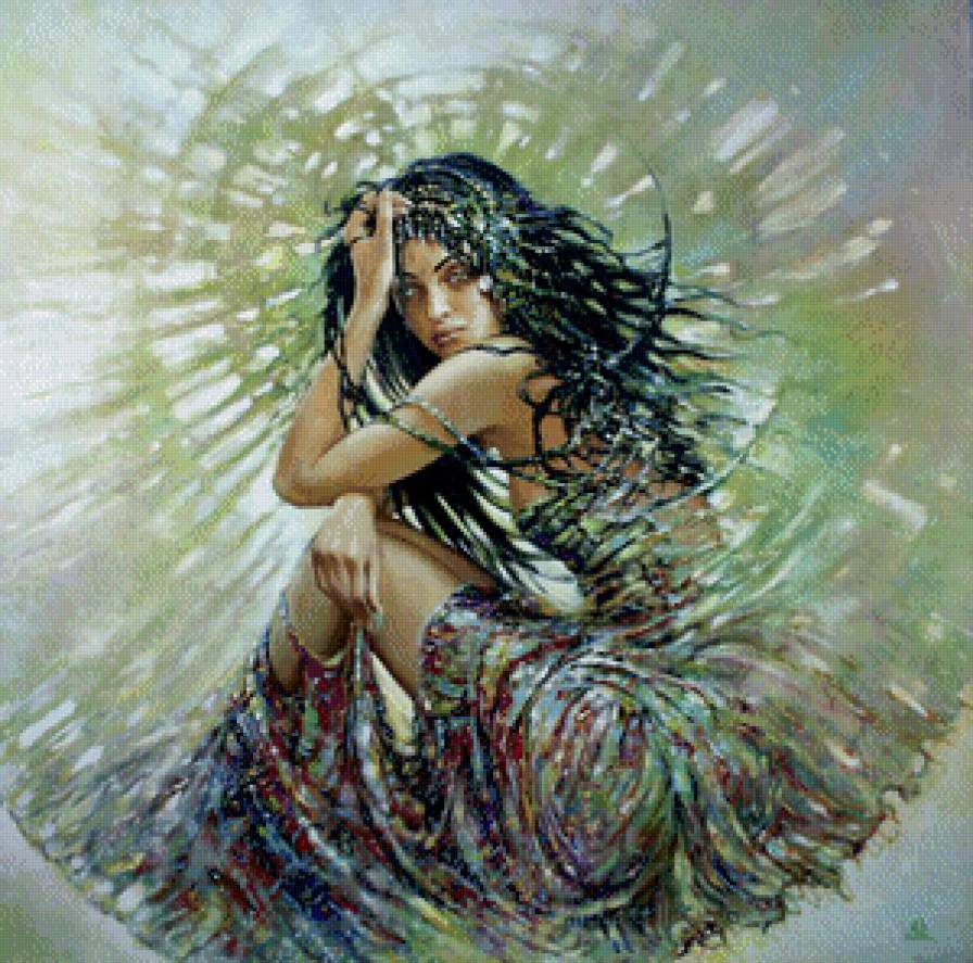 Фантазия художника - портрет, девушки, живопись - предпросмотр