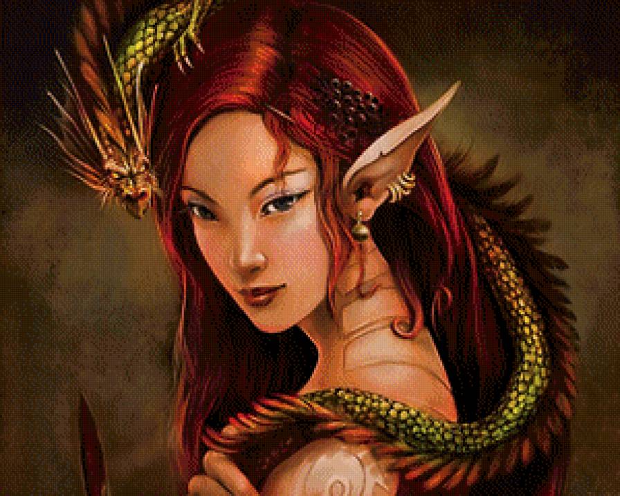 Девушка эльф - фентези, девушки - предпросмотр