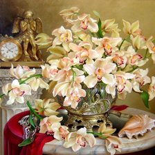 Схема вышивки «орхидеи 2»