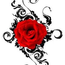 Схема вышивки «Тату»