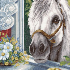 Схема вышивки «Любопытный сосед»