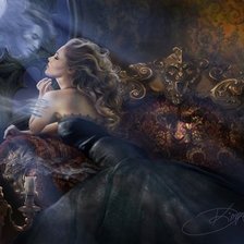 Схема вышивки «В отражении»