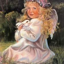 Схема вышивки «Серия "Ангелы"»