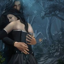 Схема вышивки «Обьятия»