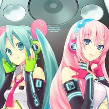 Схема вышивки «Мику и Лука»