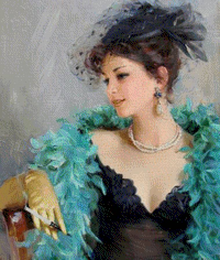 №441234 - картина, образ, красота женщины, люди, женщина - предпросмотр