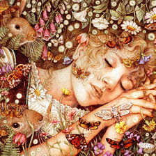 Схема вышивки «сон»