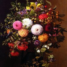 Схема вышивки «осенний  натюрморт»